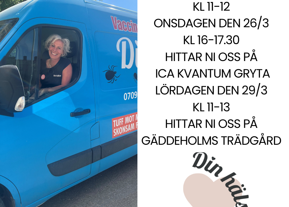 Nu är våren här och vi åker ut med bussen!